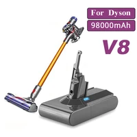 dyson v8 21 6v 98000mah replacement battery for dyson v8 absolute cord free vacuum handheld vacuum cleaner dyson v8 battery