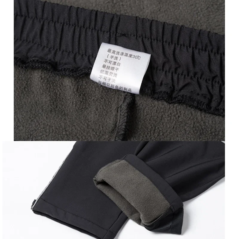 Мотоциклетные брюки Мужская Флисовая Светоотражающая одежда сохраняют тепло