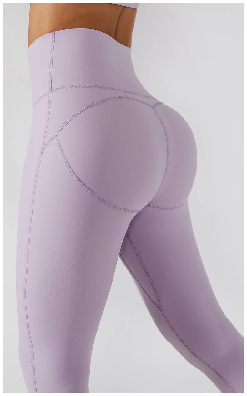 Zipper Sport Women Cycling Push Up Leggings High Waist Gym Pants Solid Female Tight Trousers