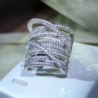genuine 925 sterling silver origin cubic zircon ring for females anillo de wedding bands zirconal engagement anel gemstone anel