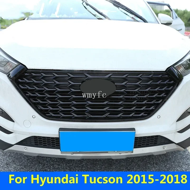 Для Hyundai Tucson 2015-2019FUSION RACING GRILLE GRILL ПЕРЕДНЯЯ МАСНАЯ КРИШКА ПОДХОДИТ ДЛЯ FUSION MONDEO