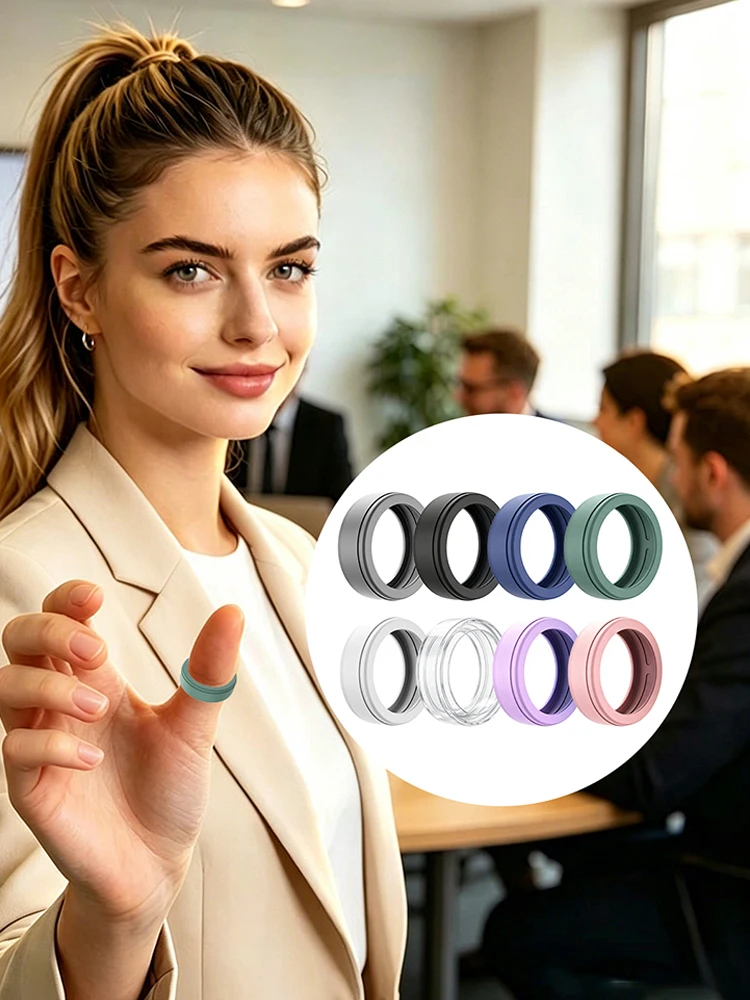 Фото Силиконовый защитный чехол для Oura Ring 5: эластичный, мягкий, устойчивый к царапинам, для мужчин и женщин, для занятий спортом и тренировок в зале №5