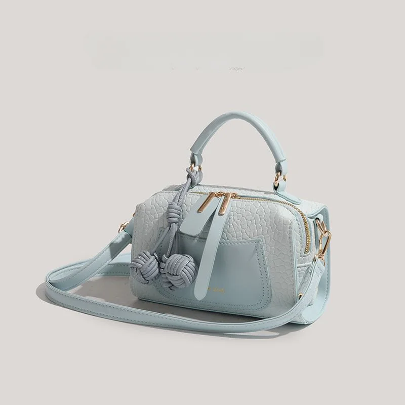 Ледяная синяя сумка-подушка загадка новинка 2024 женская сумка на одно плечо через