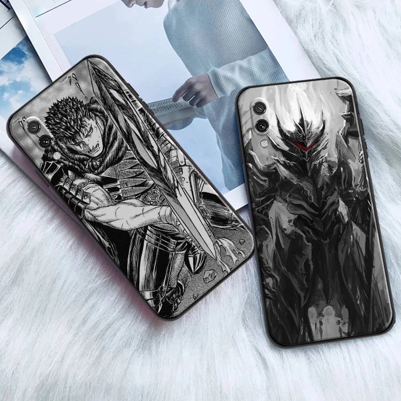 

Berserk Anime For Xiaomi Redmi 7 7A 8 8A 7 9i 9AT 9 9T 9A 9C Note 7 8 2021 Pro 8T Phone Case Silicone Cover Liquid Silicon
