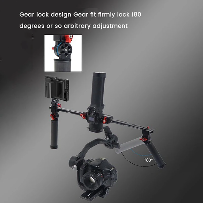 Для DJI Ruying RSC 2 RS2 Ручка-горшок Портативный двойной ручной стабилизатор Складная