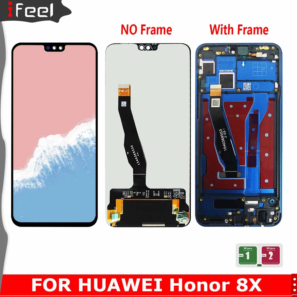 ЖК-дисплей 6 5 дюйма для Huawei Honor 8X сенсорный экран дигитайзер запасные части