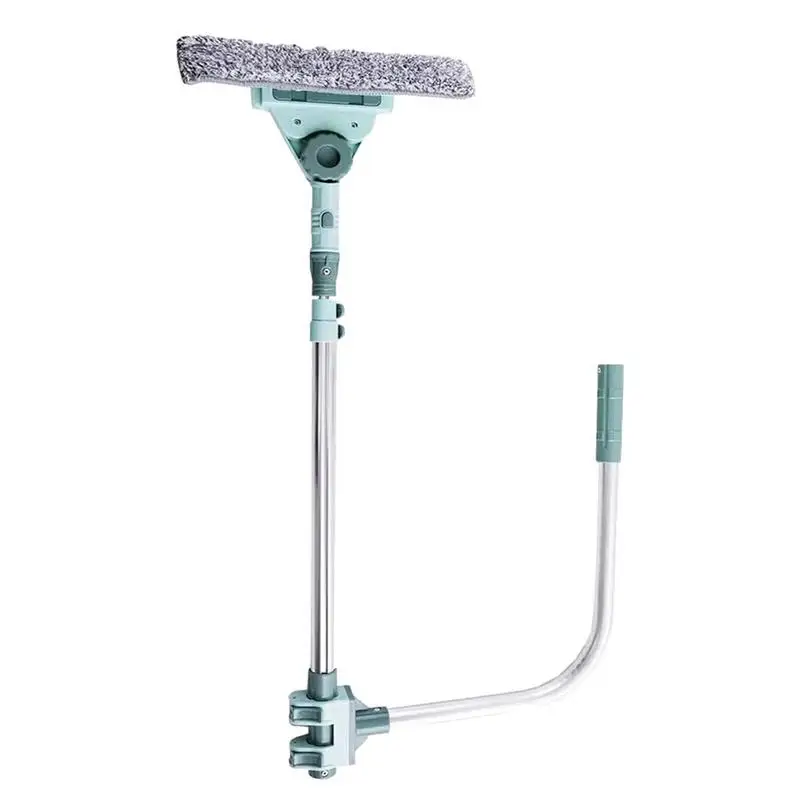 

Window Squeegee With Extension Pole Window Scrubber With U Bracket And Extension Pole Telescopic And Adjustable Window Wiper