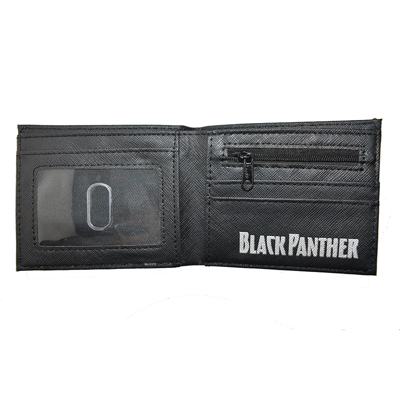 MINISO комиксы Marvel черный кошелек Пантеры высокое качество мужской