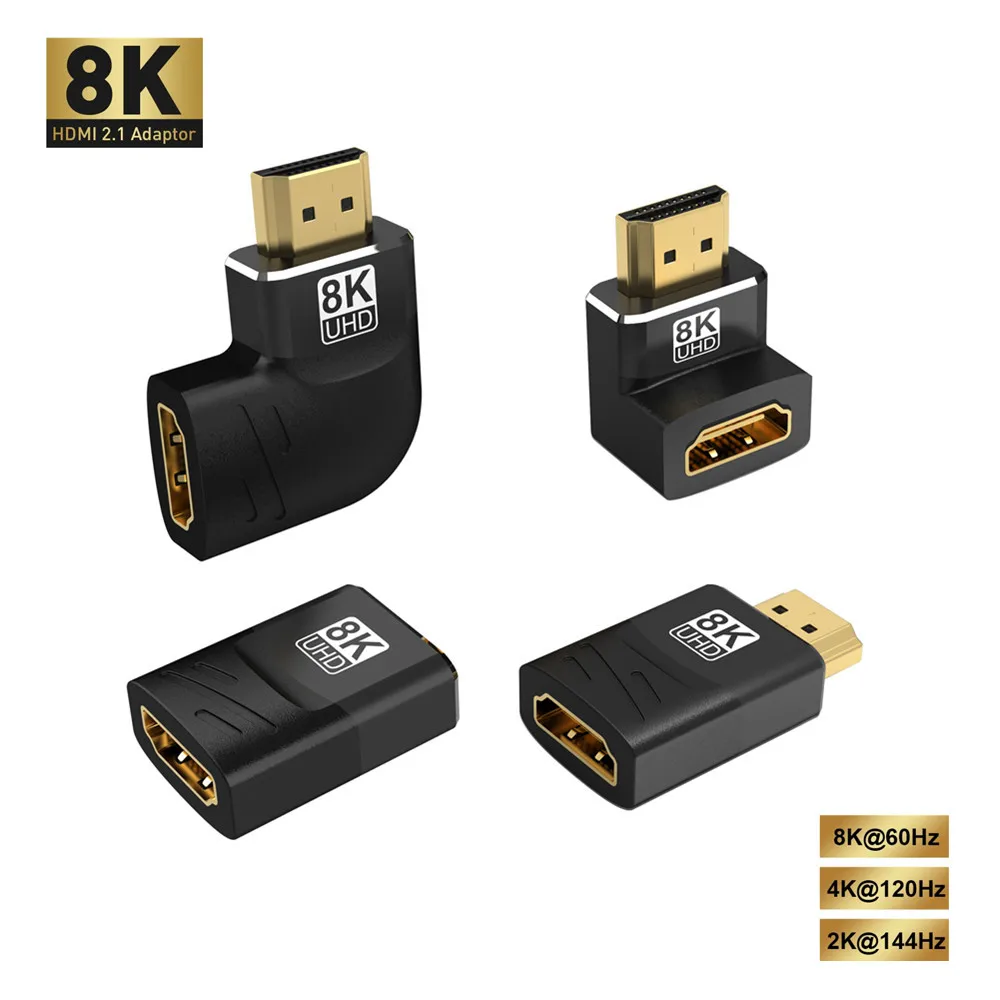 Адаптер HDMI-совместимый 90/270 градусов 4 к 120 Гц 48 Гбит/с |