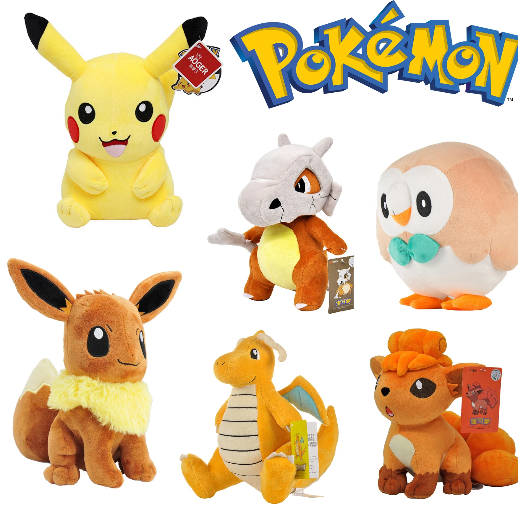 Peluche Pokemon Plush Charmander Squirtle Pikachu Plush Bulbasaur Anime Stuffed Animal Toy Pokemon Plush Doll Xmas Gift For Kid