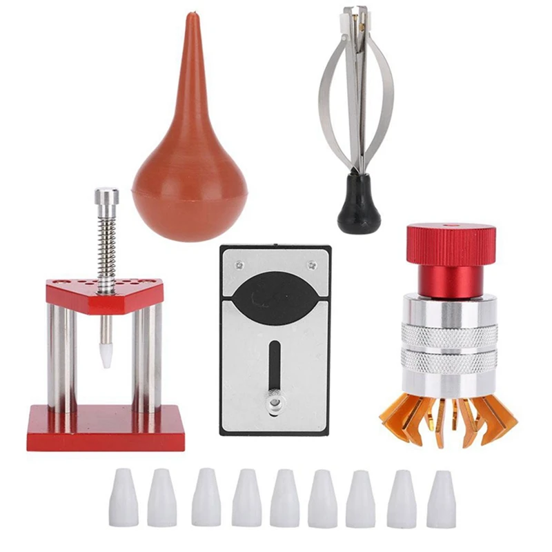 

5 Pieces Repair Set Kit Rubber Dusts Air Blower Watch Back Case Opener Hand Setting Tool For Watch Repair Tool Kit