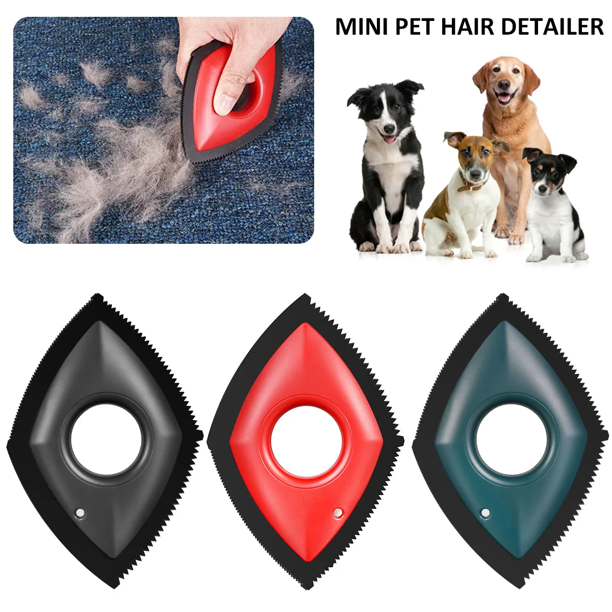 

K32 Pet Hair Remover Fur Removal Animal Hair Brush for Couch Car Detailing Dogs Accessories Cat Hair Cleaning Hair Remover Tool