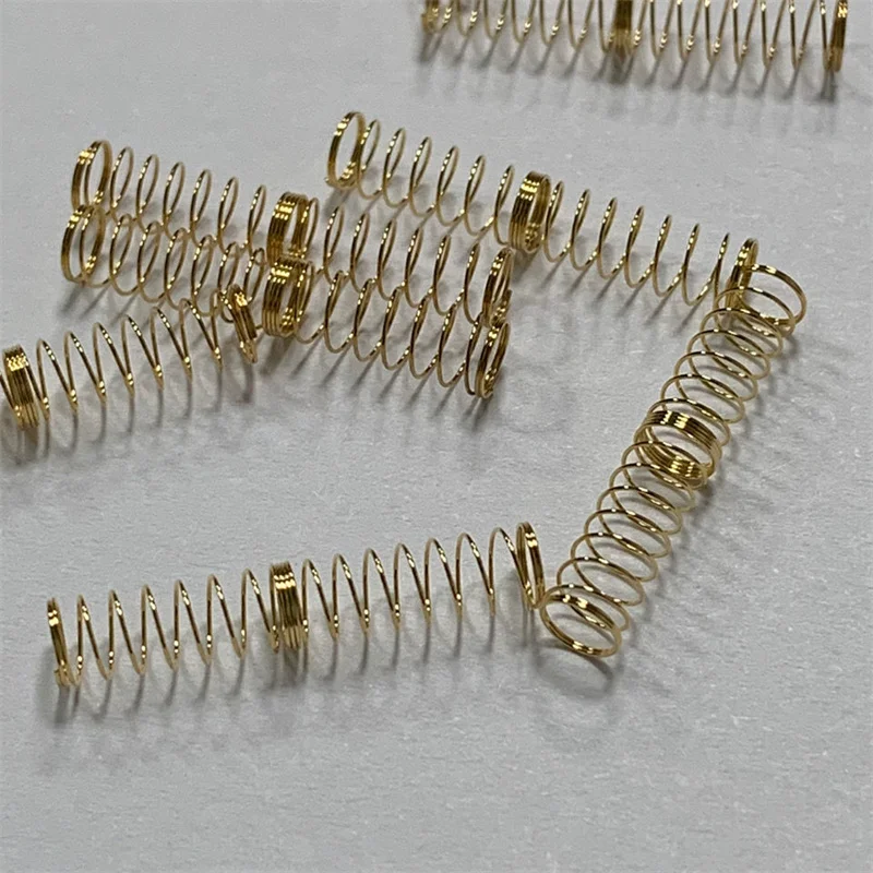 

Mechanical Keyboard Gold Plated Switches Spring 50g 100Pcs Two-Stage Linear Tactile Mx Switch Customize Double Segment Gateron