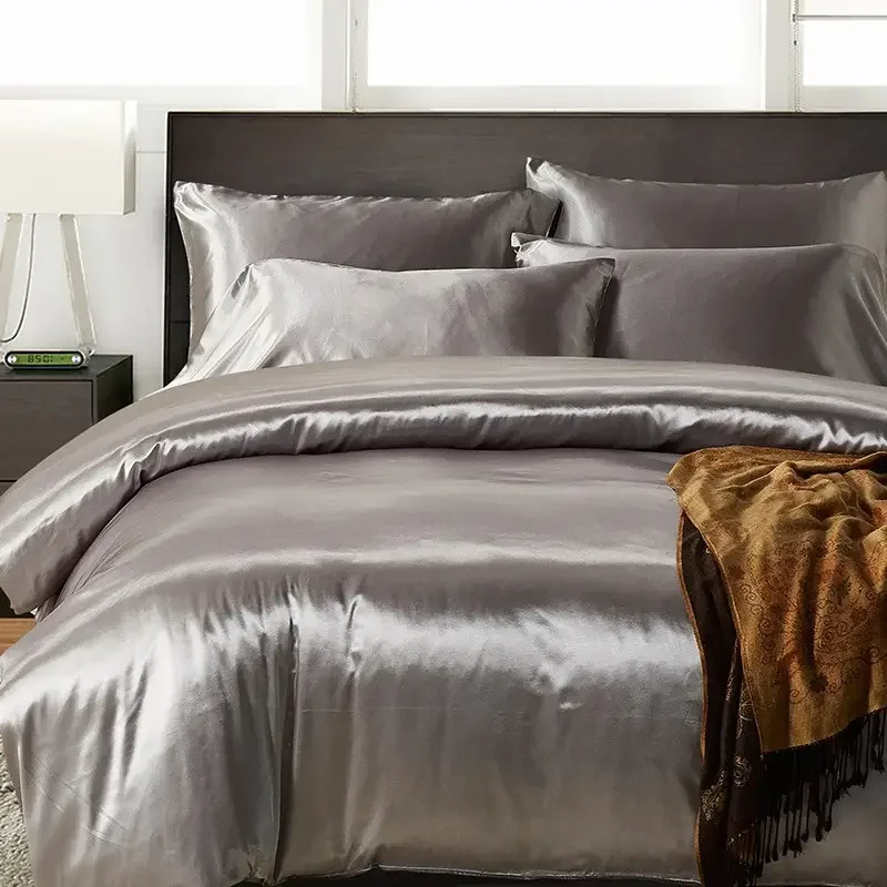 

HMTX Duvet Cover Set (1 Duvet Cover + 1 Pillowcase, Covers Only No Inserts), Solid Color Bedding