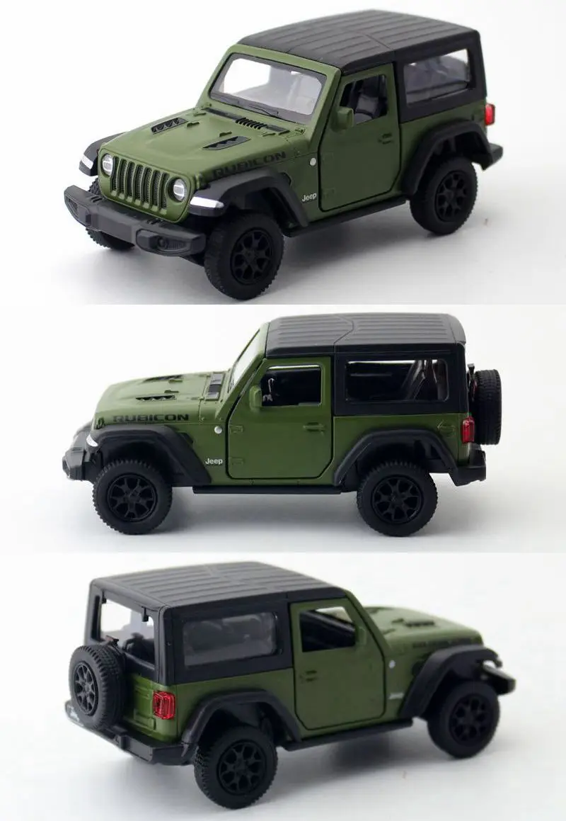 RMZ City Игрушечная модель литая под давлением в масштабе 1:36 Jeep Wrangler Rubicon тянущаяся