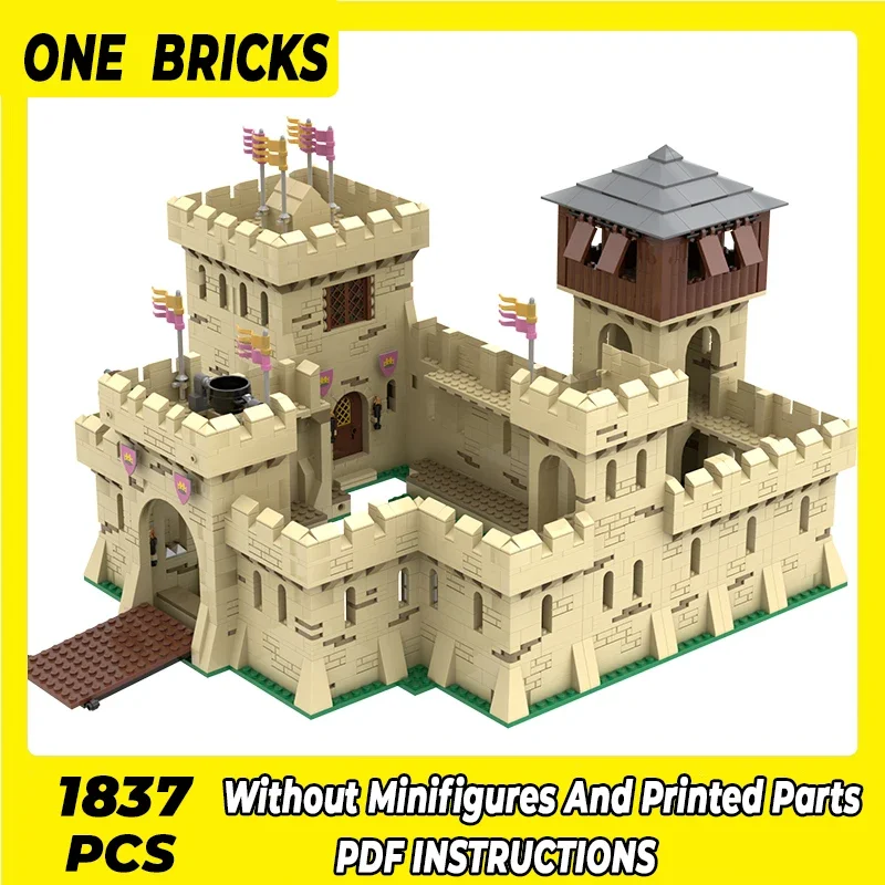 

Moc Building Bricks Military Model Modern 375 Yellow Castle Technology Modular Blocks Gifts Christmas Toys DIY Sets Assembly
