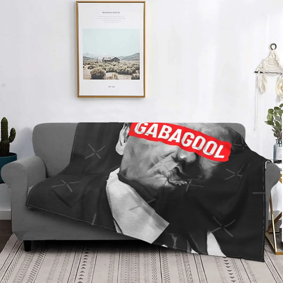 

Gabagool-colcha a cuadros para cama, Edredon a cuadros, manta de muselina