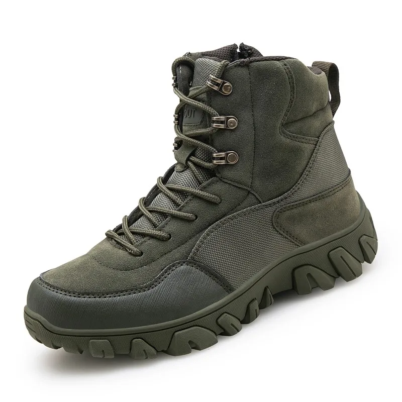 

Men's Military Boots Combat Mens Ankle Boot Tactical Big Size 47 Army Outdoor Male Shoes Work Safety Shoe Desert Motocycle Bot