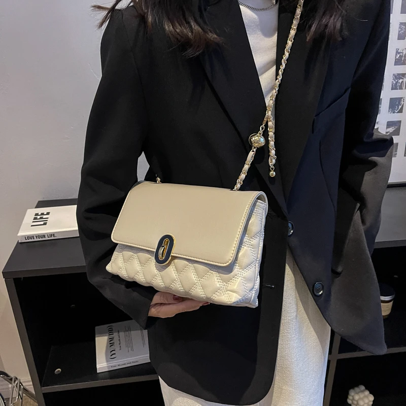 Crossbody Luxury Bags For Women 2023 Fashion Top Quality Long Goldchain Shoulder Bags Handbags For Women 2023 Designer Luxury