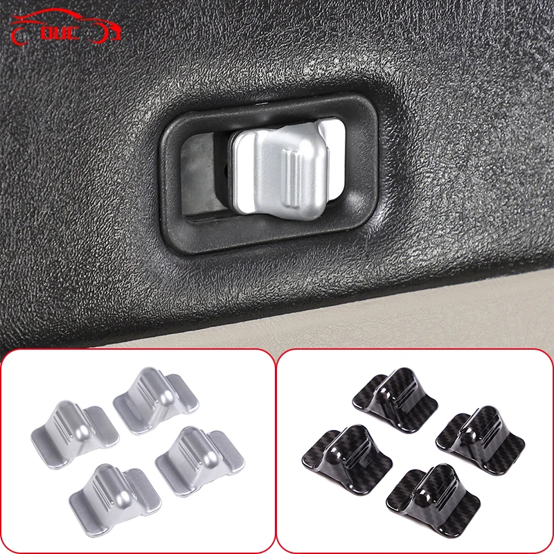 

ABS Silver Car Inner Door Safety Lock Switch Cover Decoration Frame Stickers Trim For Hummer H2 2003-2007 Interior Accessories