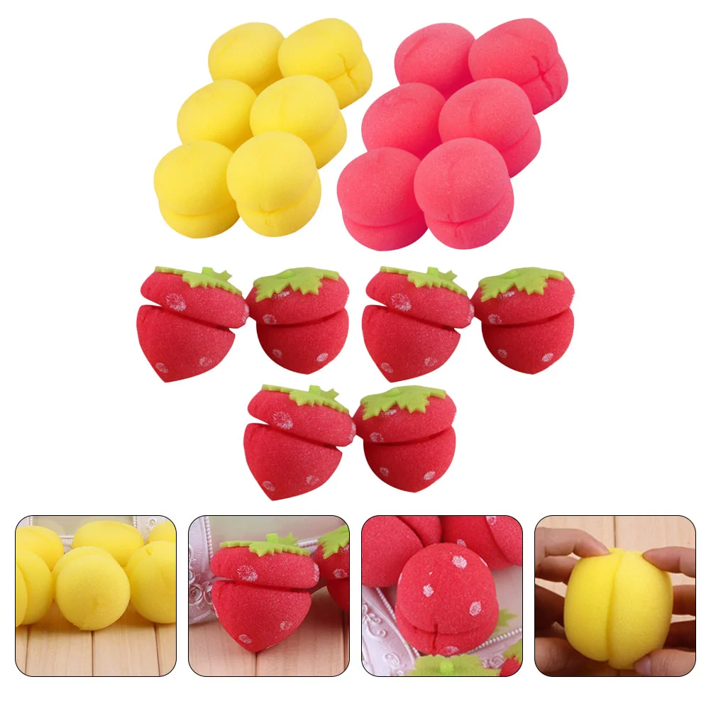 

Hair Curlers Rollers Sponge Styling Strawberrytool Toolsspiral Curling Medium Diy Women Sleeping Roller Curler Banghairdressing