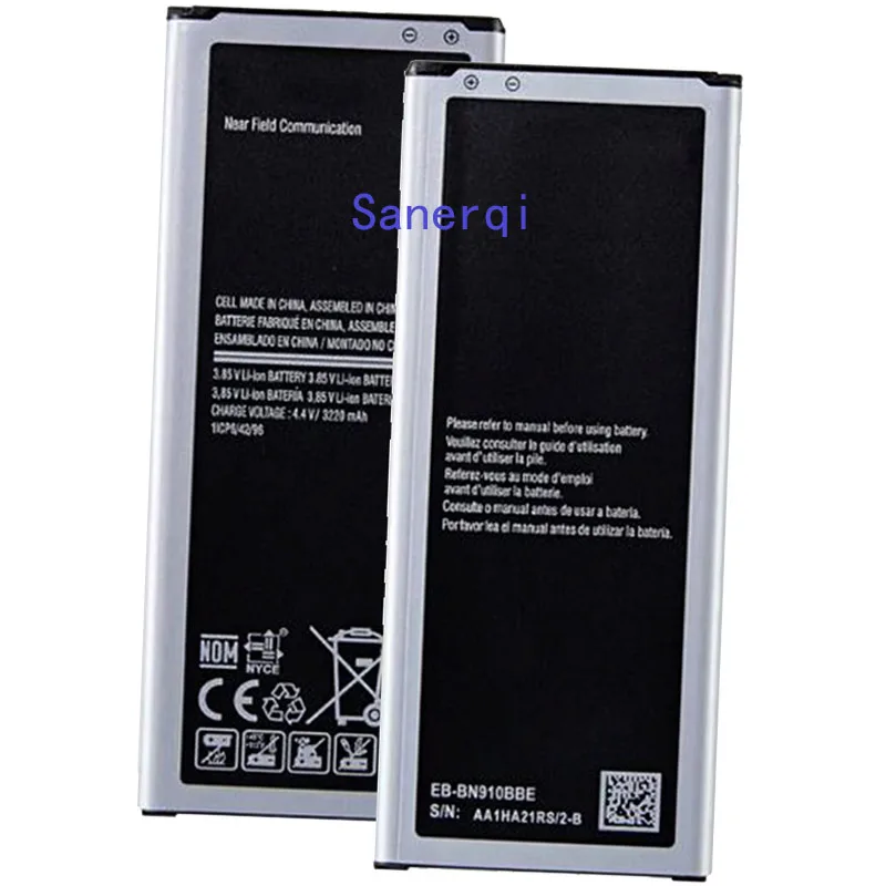 Совершенно новый аккумулятор 3220 мАч EB-BN910BBE EB-BN910BBK EB-BN910BBC EB-BN910BBU для Samsung Galaxy Note 4 N910
