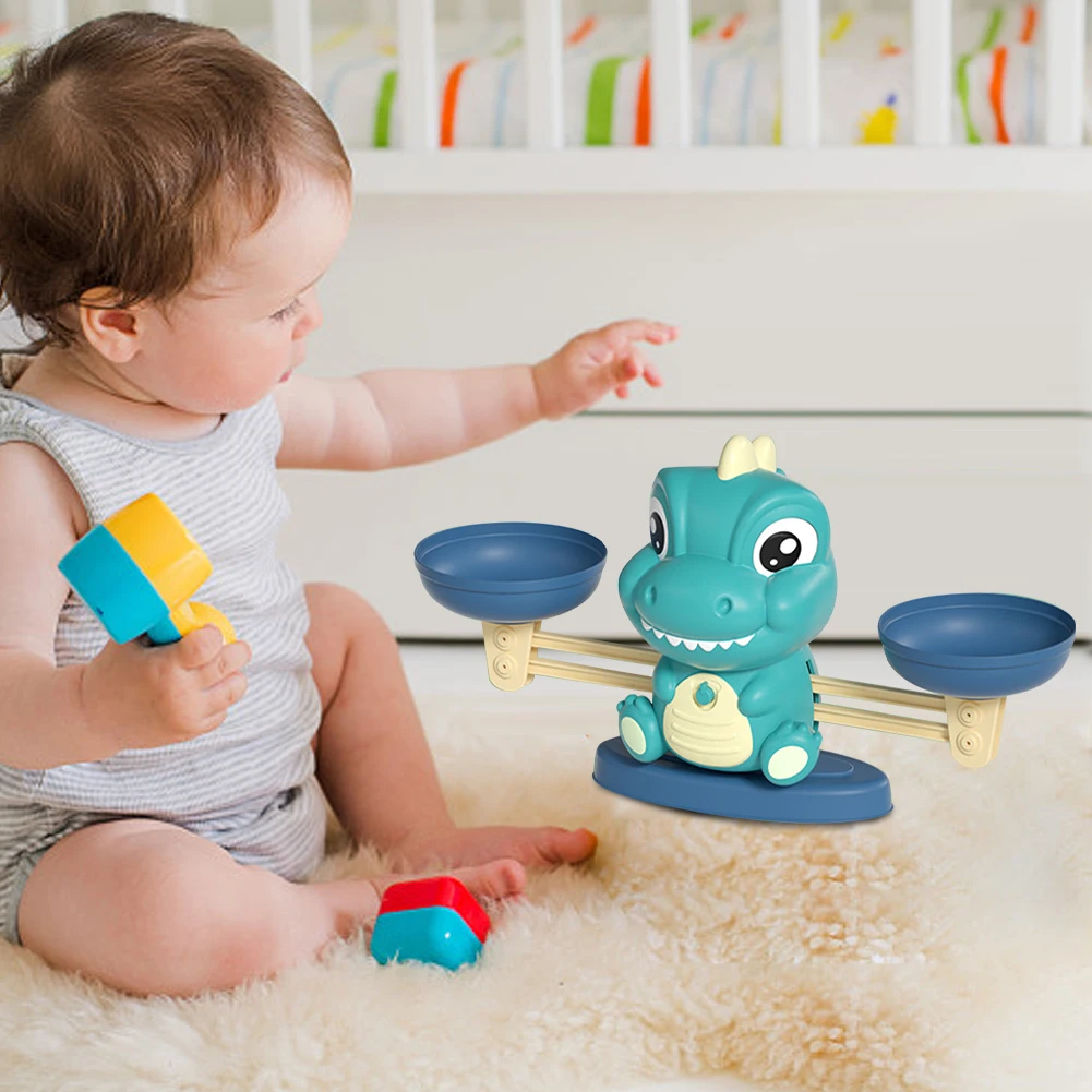 

Balance Counting Early Educational Math Toy Toddlers Gift Game Cute Dinosaur For Kids Interactive Toys Great Christmas Gift