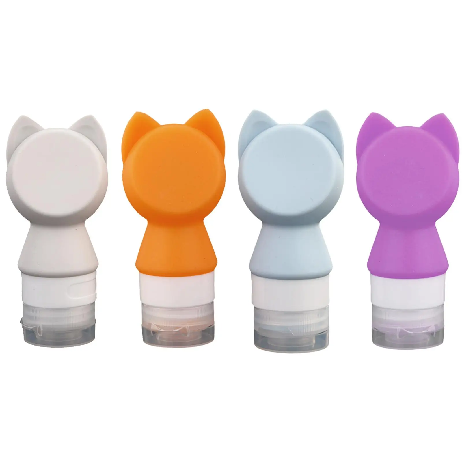 

Travel Bottles Silicone Squeezable Cute Storage Bottle for Lotion Soap Conditioner