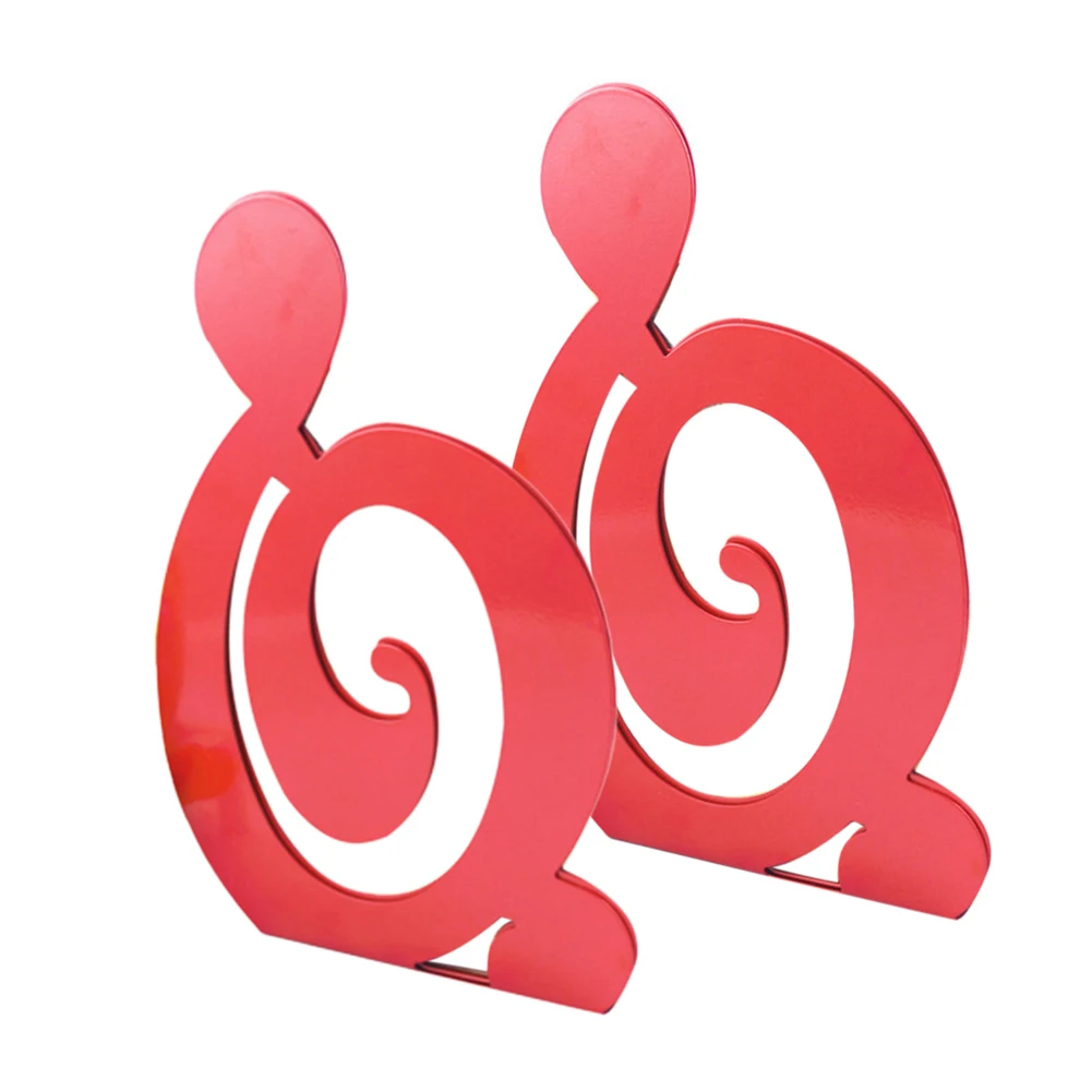 

1pair Support Holder Vintage Metal Bookend Office Supply Book Storage Stand Stationery Shelf School Musical Note Home Decor