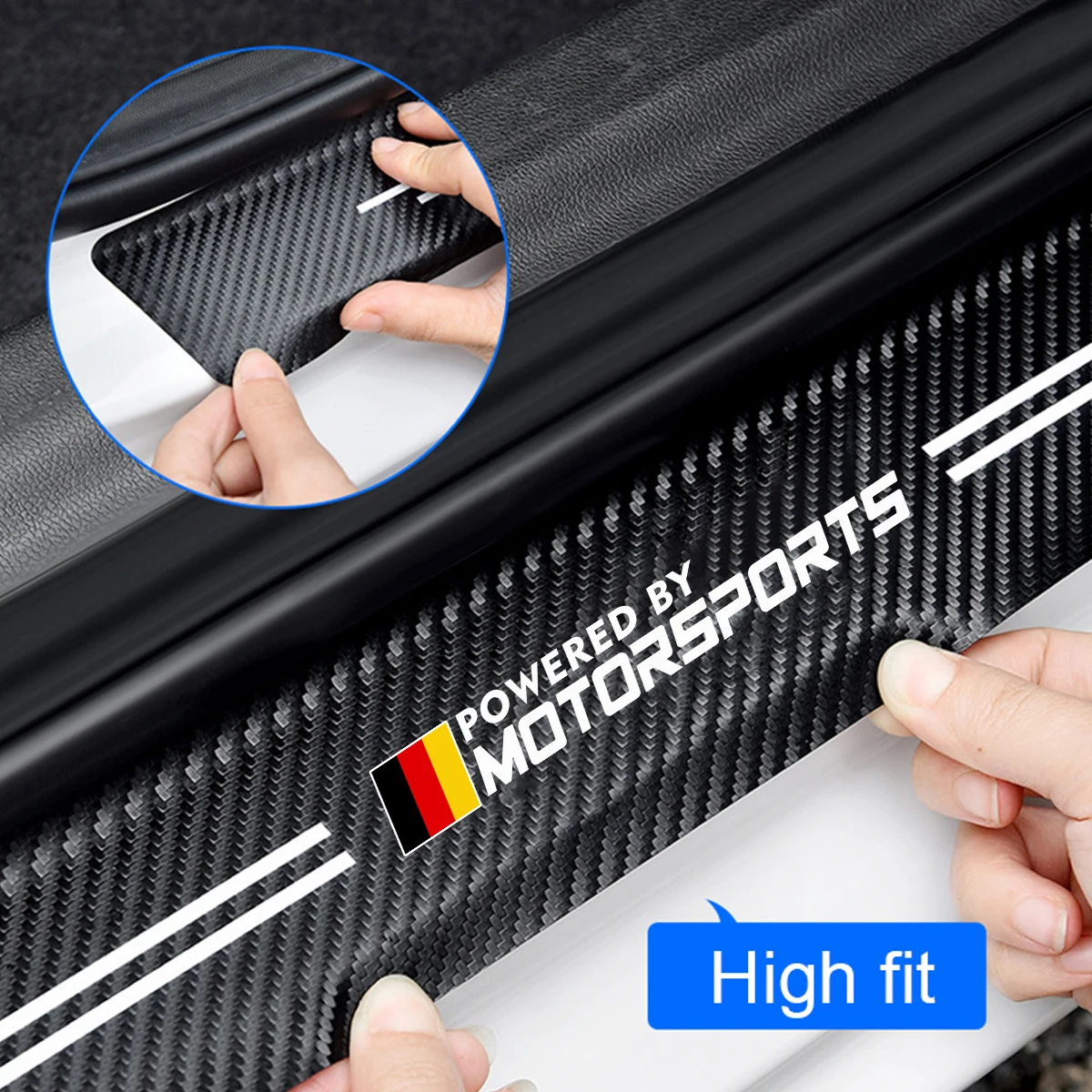 Защитная наклейка на автомобильный бампер из углеродного волокна для BMW F30 G30 G20 X3