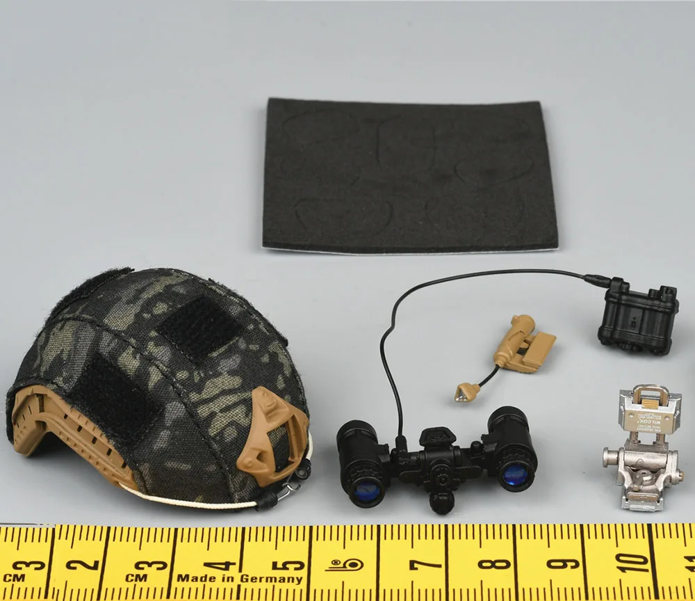 

Easy&Simple ES 26049R 1/6 Special Force Group Crisis Response Force Conflict Helmet Night Vision Set Headset Accessories For Fan