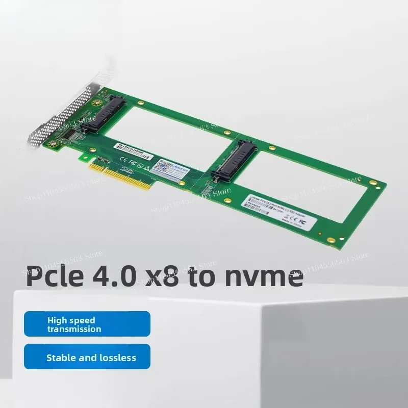 Фото Адаптер SFF-8639 (U.2) на PCIe 4.0 для корпоративных NVMe-накопителей №3