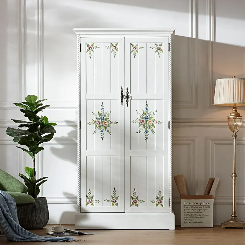 1 метр двухдверный шкаф с зеркалом спальня небольшая квартира B &amp белый