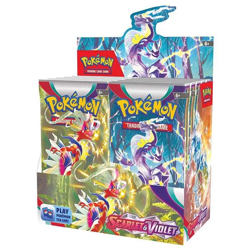 

360PCS English Cards Pokemon TCG: Scarlet & Violet Booster Display Box Game Card Collection Toy