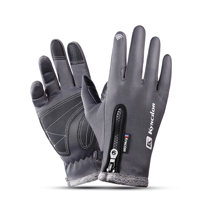 Высококачественные зимние перчатки для мужчин теплые ветрозащитные