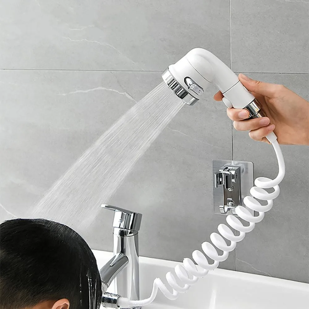 

Shampoo Bed Pressurized Water Stop Shower Head Hair Salon Barber Shop Faucet Three Mode Nozzle Bathroom Accessories