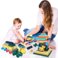 100 400pcs building blocks assembled with storage box birthday gift for kids educational toys children indoor play