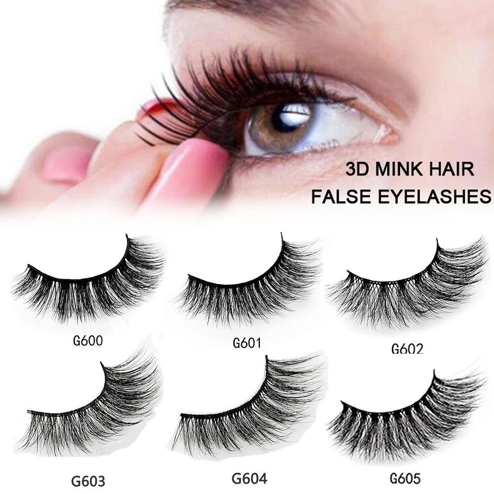 

Новинка, 5 пар, высококачественные 3d накладные ресницы из норки, густые ресницы для макияжа, мягкие натуральные накладные ресницы, косметика...