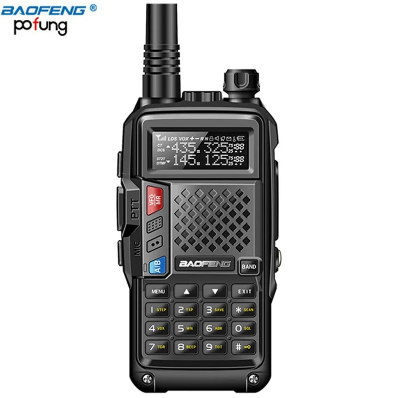 Портативная рация BAOFENG BF-UVB3 PLUS 8 Вт UHF/VHF Двухдиапазонная дальность 25 км с