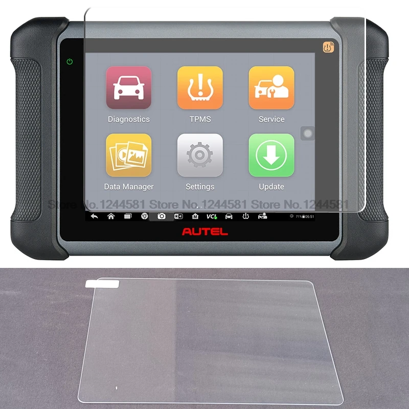 

Закаленное стекло для Autel MK906BT/MS906/MS906S/MS906BT/MS906TS/MS906CV, 8-дюймовый инструмент для диагностики автомобиля, протектор экрана для сканера