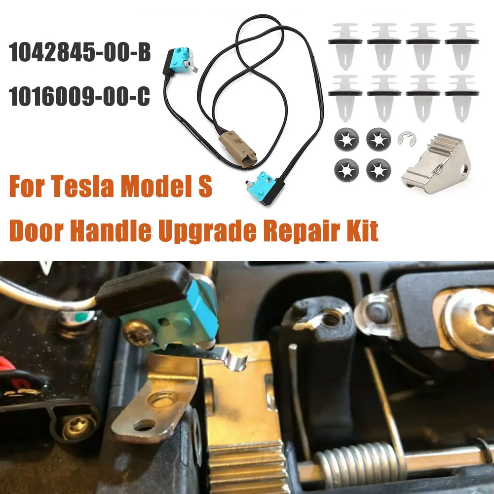 1042845 -00-Б 1016009 -00-C для Tesla Model S 2012-2017 обновленный ремонтный комплект дверной ручки