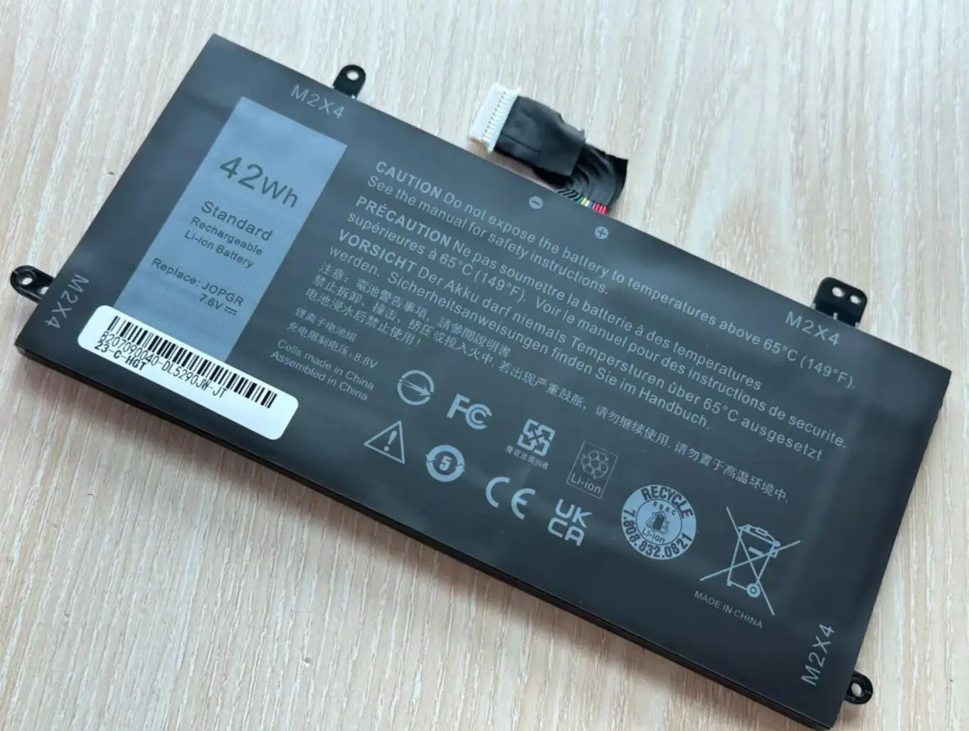 J0PGR Аккумулятор для ноутбука Dell Latitude 5285 2-в-1 5290 серии 2 в 1 T17G T17G001 T17G002 0J0PGR JOPGR 0RDYCT RDYCT