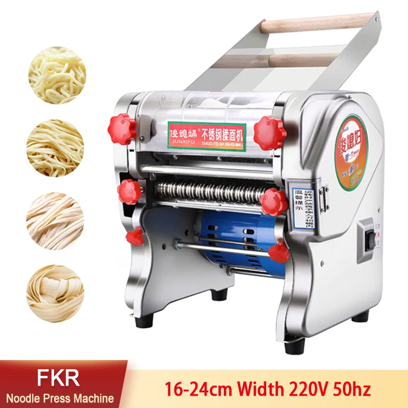 Коммерческий пресс для лапши FKR тестовый ролик из нержавеющей стали настольная