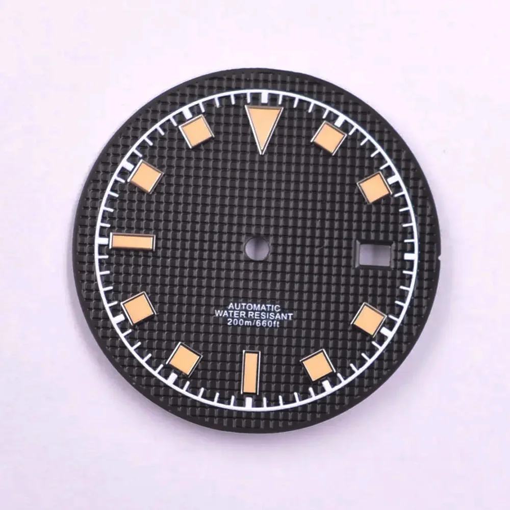 33 5 мм зеленый светящийся зеленый/синий/черный стерильный циферблат подходит для