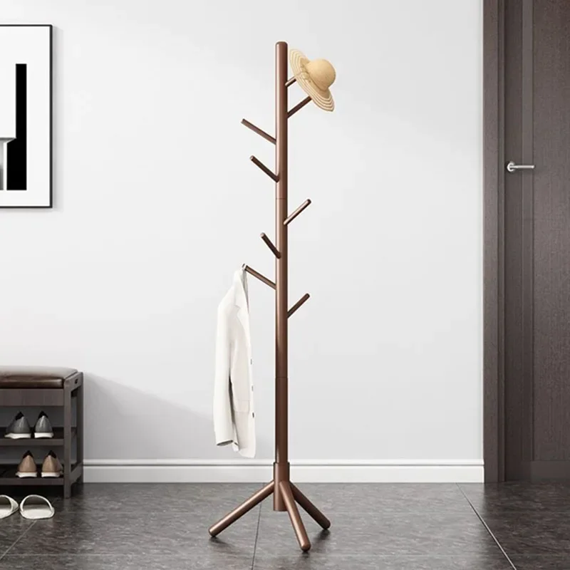 Входная вешалка для одежды деревянная съемная угловая спальни минималистичная