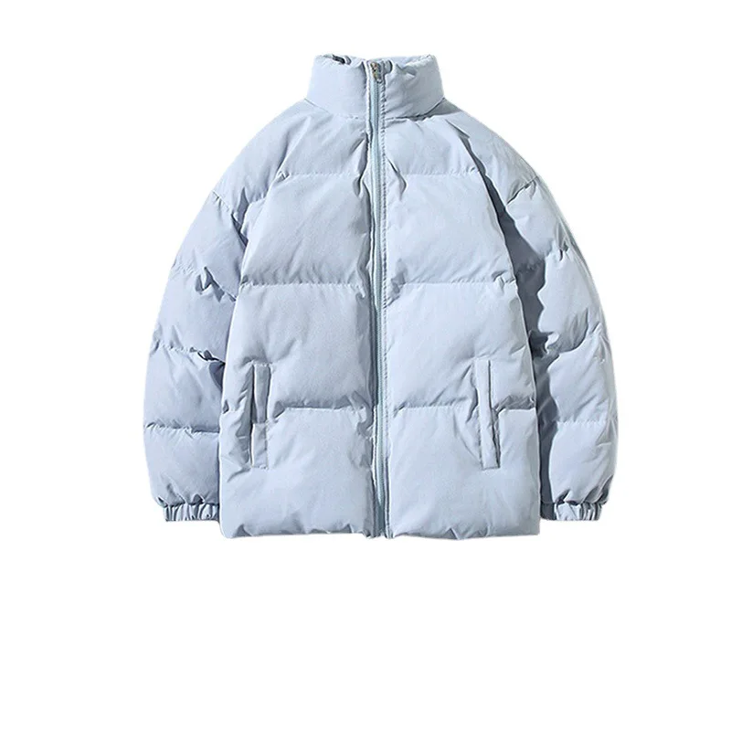 New Male Thickened Cotton Coat Men's Winter Coat Korean Version of The Stand Collar Trend Thickened Casual Warm Cotton Jacket