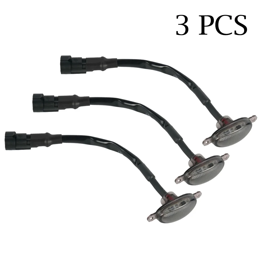 

3pcs 12V Smoke Lens Red LED Car Front Grille Running Light Kit For Ford F-150 2010-2018 Grille Running Light Accessories
