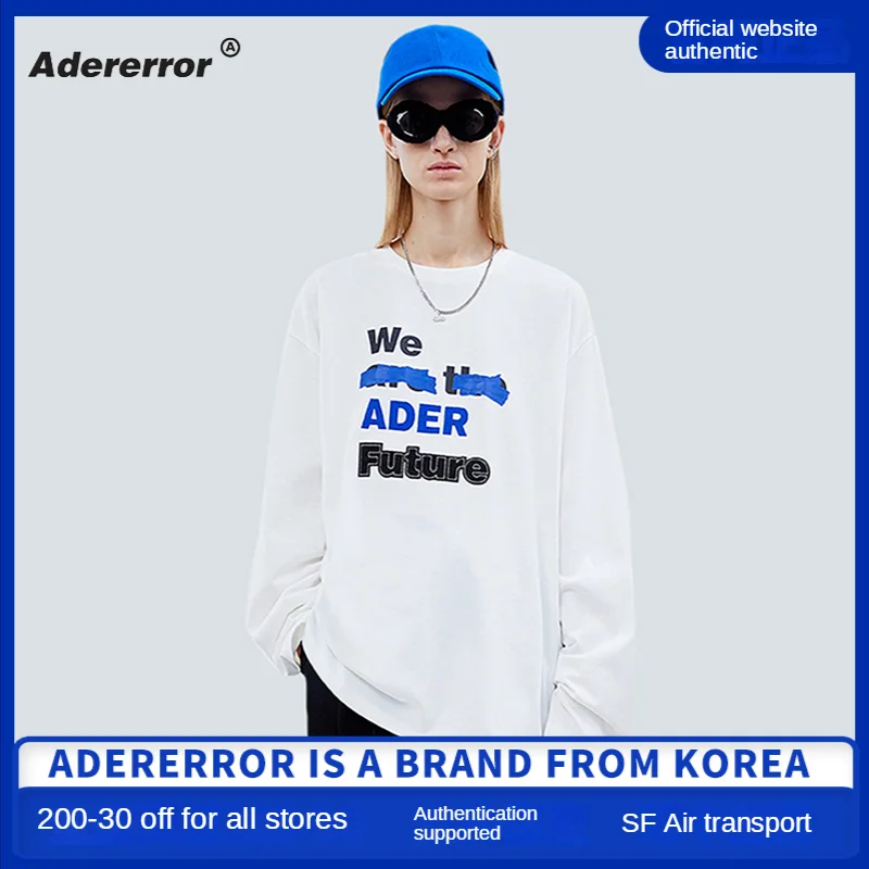 

ADER ERROR Spring and Summer 2023 New Korean Fashion Couple Long Sleeve T-shirt Men and Women Street Fashion