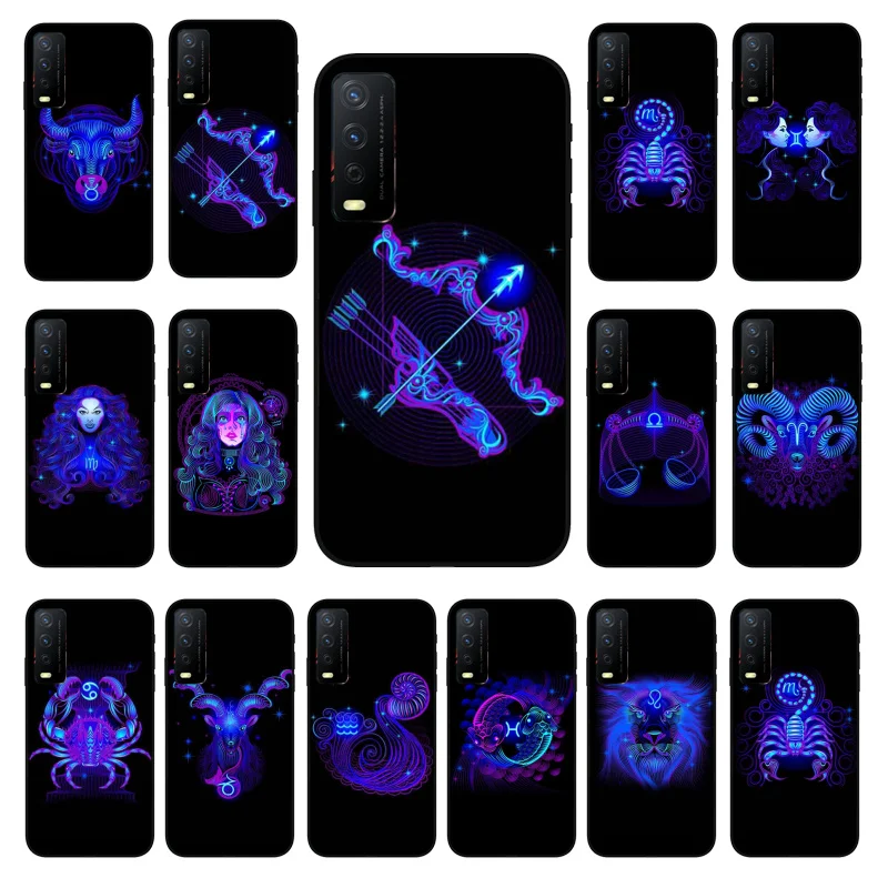 

Zodiac Signs Phone Case for VIVO Y31 Y21 Y70 Y21S Y20 Y72 1907 Y12 Y11S Y53S Y33S Y55 Y76 Y51 Y15S Y01