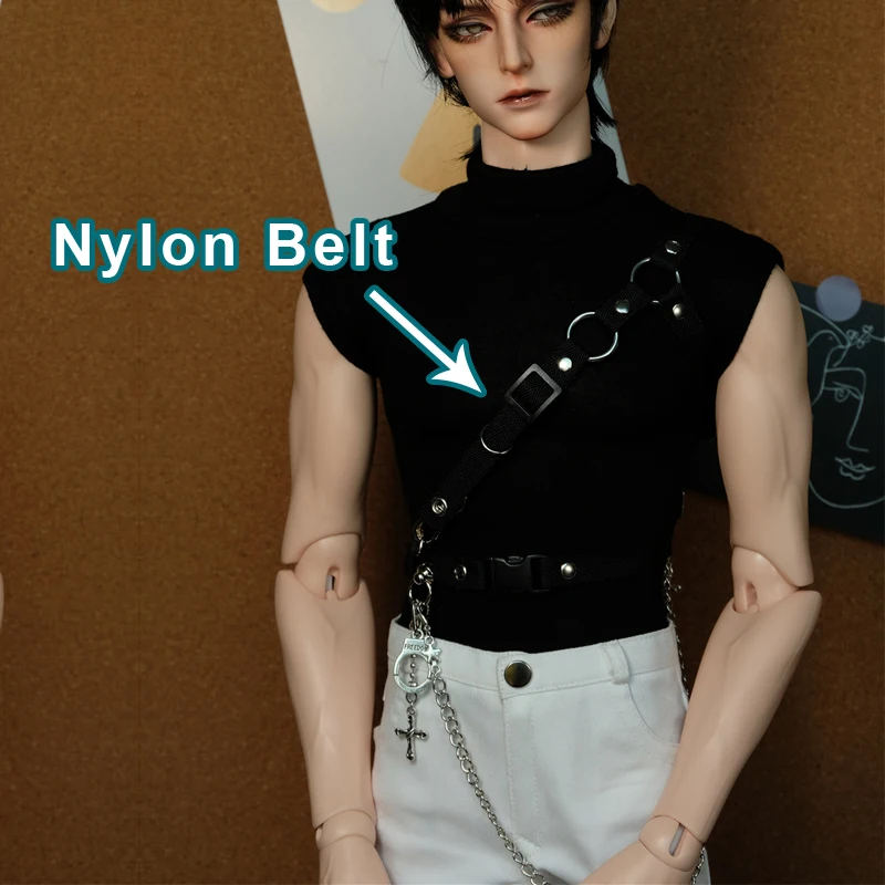 

D03-P773 children toy BJD DD SD MSD 1/3 uncle ID75 doll's handmade accessories Tactical Harness Nylon Belt 1pcs